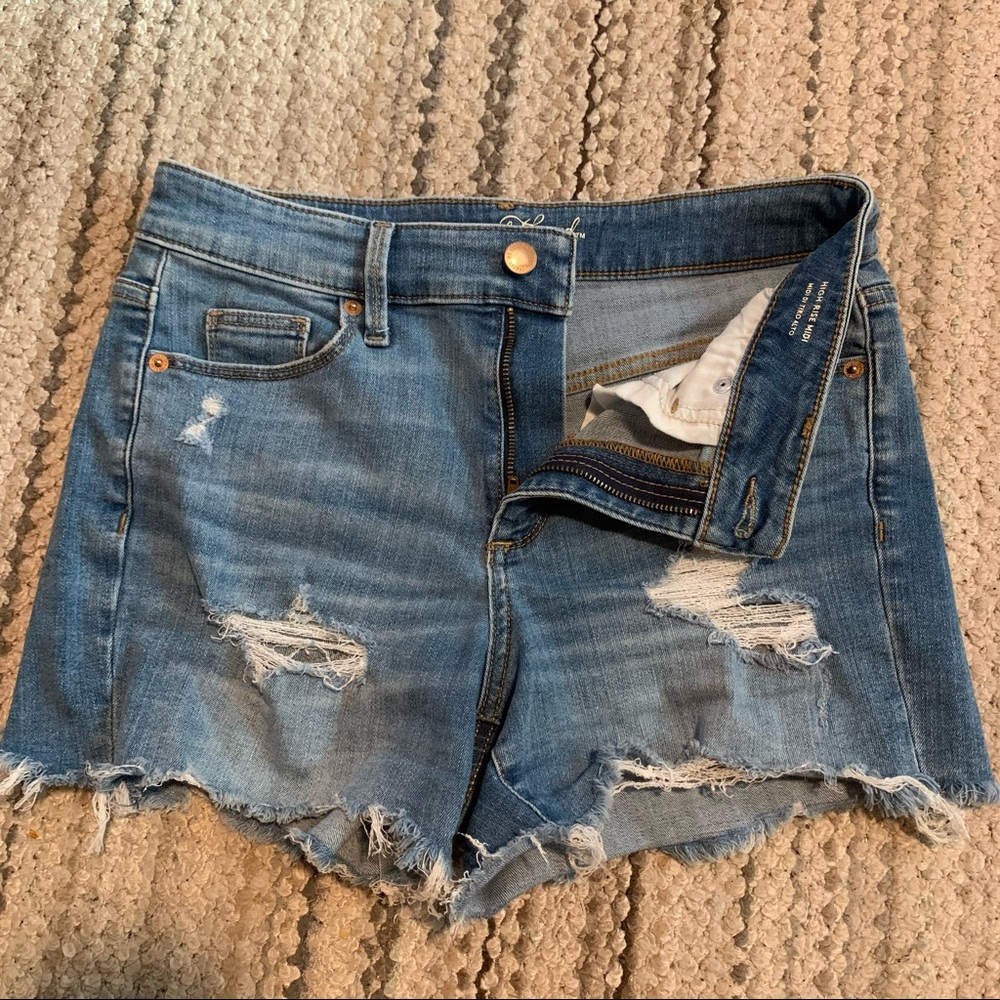 Denim shorts